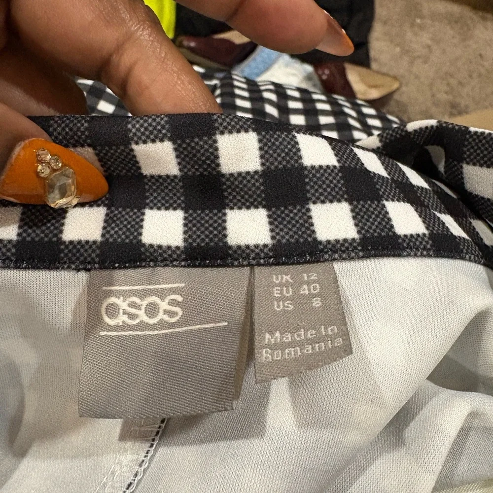 ASOS Monochrome Checkered Jacket - Picture 3 of 3